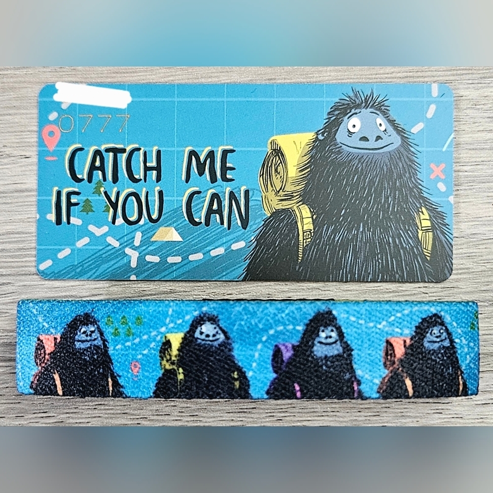 ZOX "CATCH ME IF YOU CAN" INTERACTIVE MEDIUM RARE YETI  GOLDIE WRISTBAND